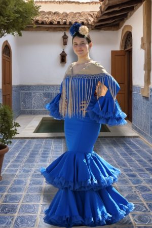 Traje de flamenca Marisma T.38