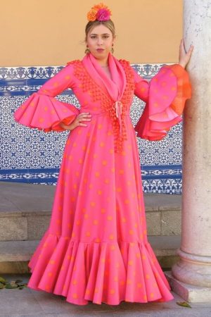 Traje de flamenca capa T. 38